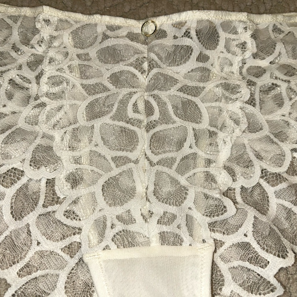 Panache White Lace Panty - Picture 2 of 4